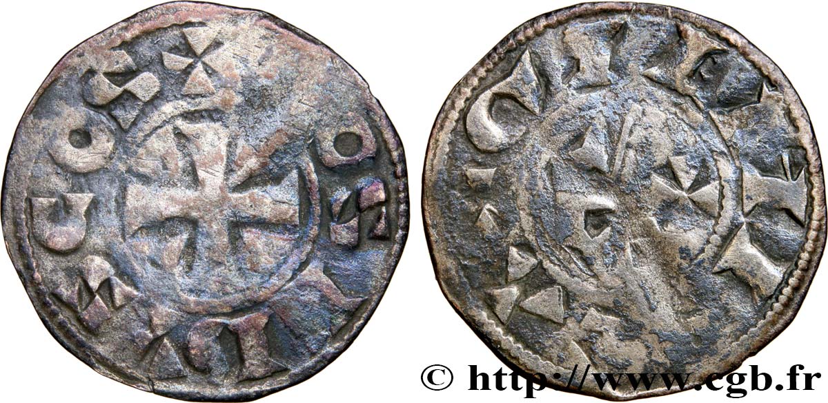 BERRY - LORDSHIP OF GIEN - HERVÉ III DE DONZY Denier F