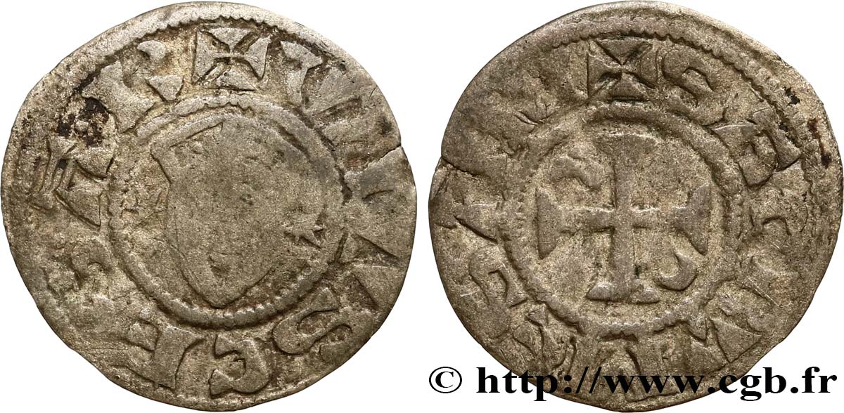 COUNTY OF SANCERRE - GUILLAUME III OR LOUIS I Denier RC