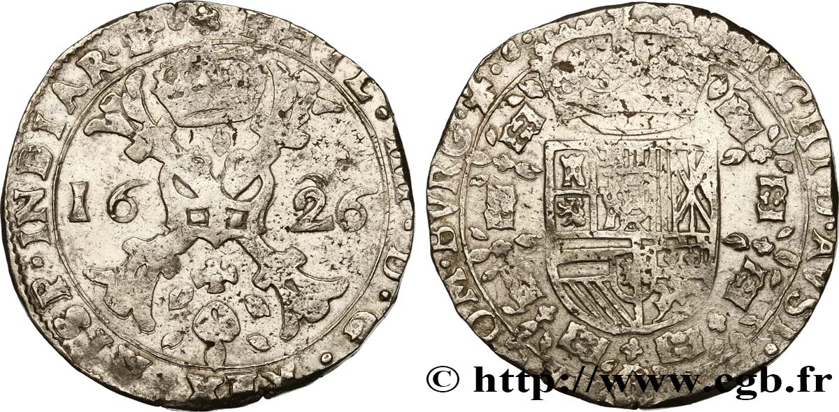 COUNTY OF BURGUNDY - PHILIP IV OF SPAIN Patagon VF/XF