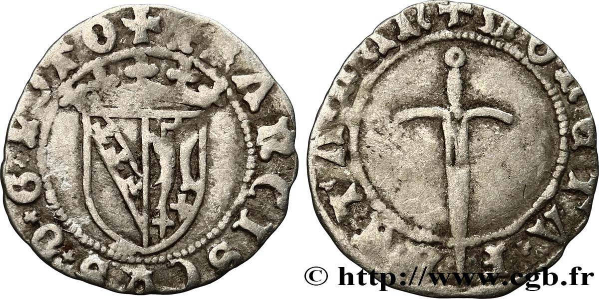 LORRAINE - DUCHÉ DE LORRAINE - FRANÇOIS Ier Demi-gros TB+