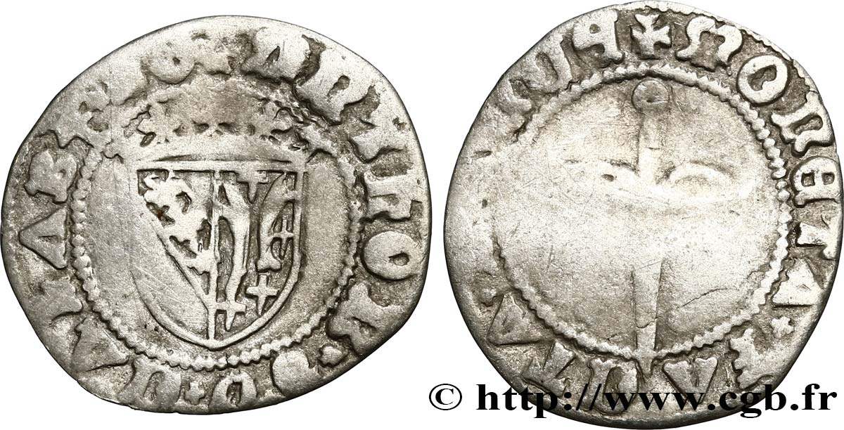 LORRAINE - DUCHÉ DE LORRAINE - ANTOINE Double denier TB/B+