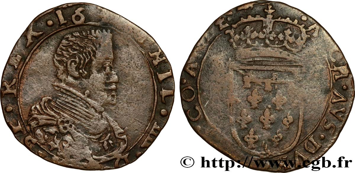 SPANISH LOW COUNTRIES - COUNTY OF ARTOIS - PHILIPPE IV OF SPAIN Liard SS