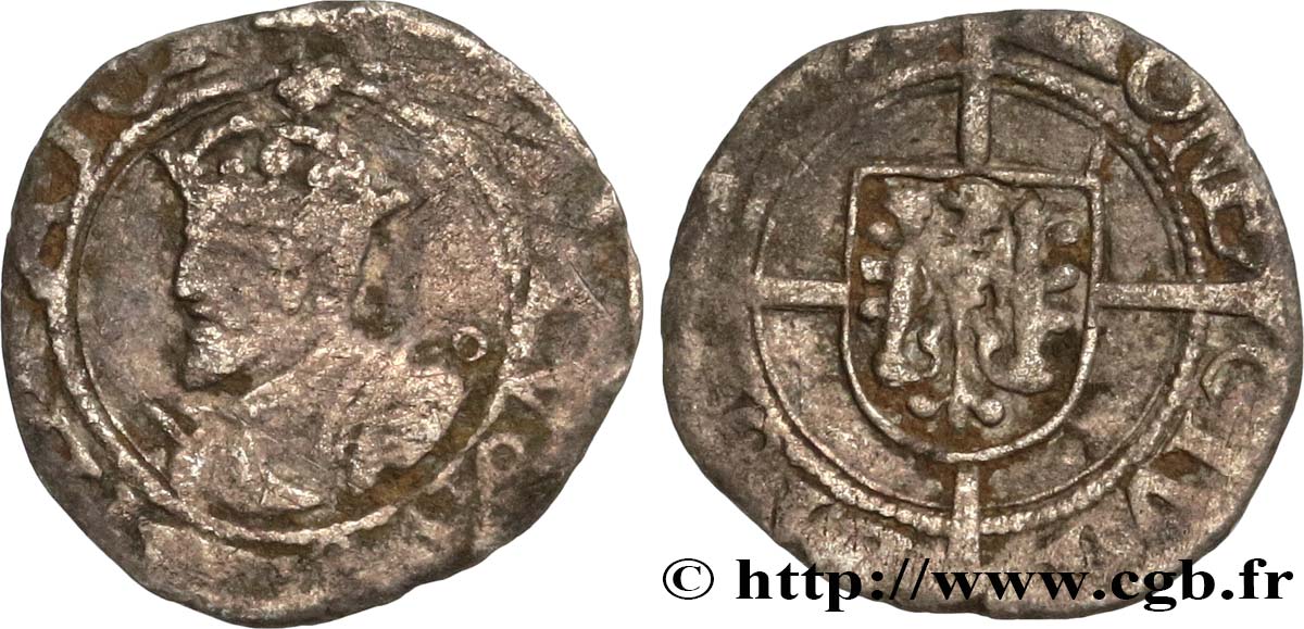 TOWN OF BESANCON - COINAGE STRUCK AT THE NAME OF CHARLES V Blanc VG/F