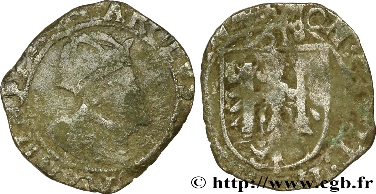 TOWN OF BESANCON - COINAGE STRUCK AT THE NAME OF CHARLES V Carolus F