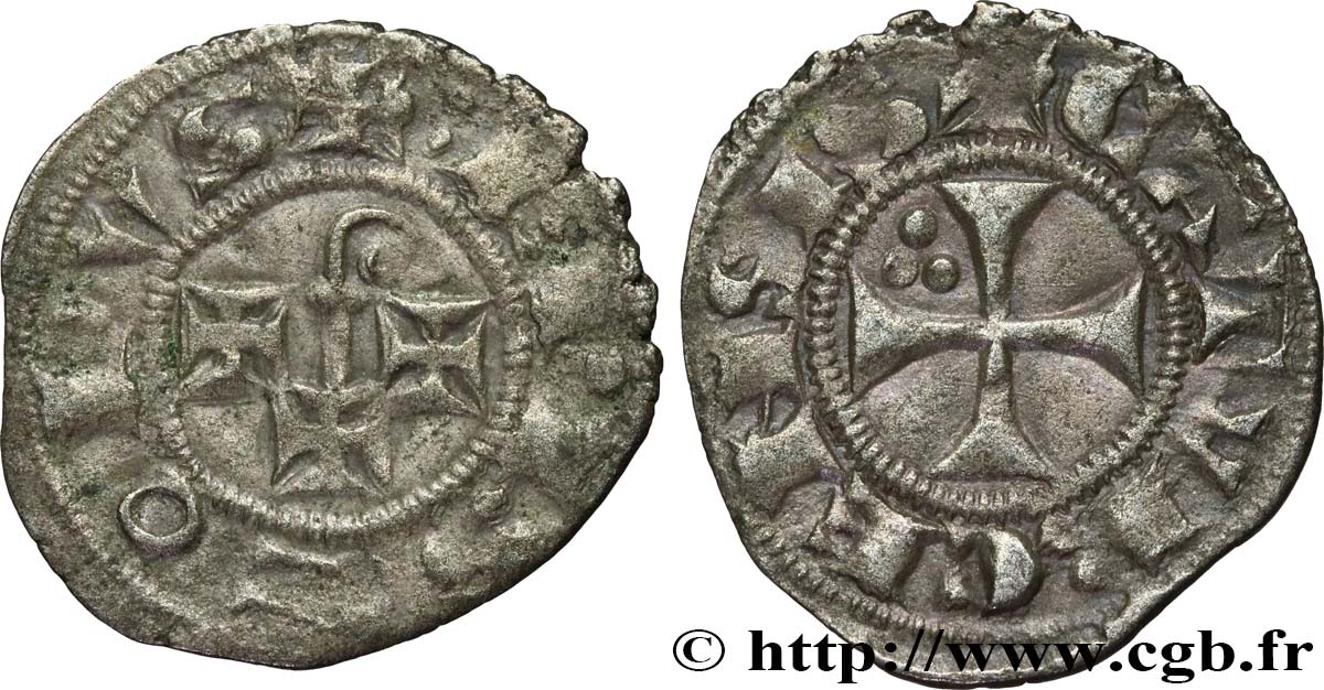LANGUEDOC - BISHOPRIC OF CAHORS - WILLIAM OF CARDAILLAC Obole XF