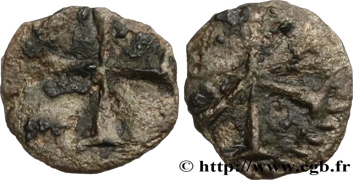 AUVERGNE - BISHOPRIC OF LE PUY - ANONYMOUS Obole anépigraphe VF