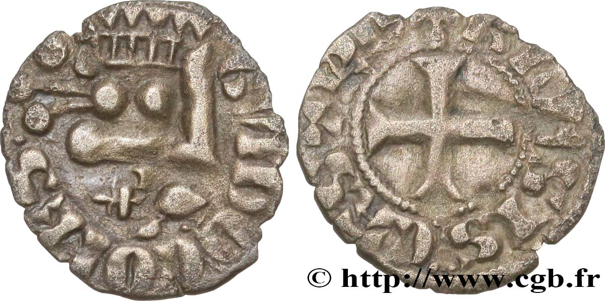 BLÉSOIS - COMTÉ DE BLOIS - GUI DE CHÂTILLON Obole fVZ/fSS