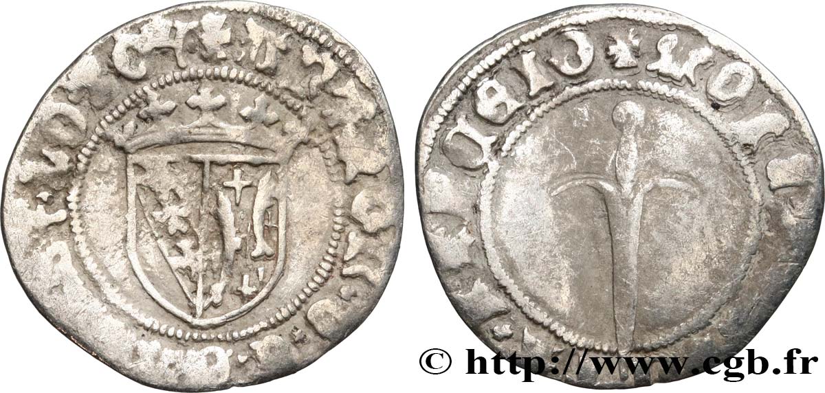 LORRAINE - DUCHÉ DE LORRAINE - ANTOINE Double denier TB