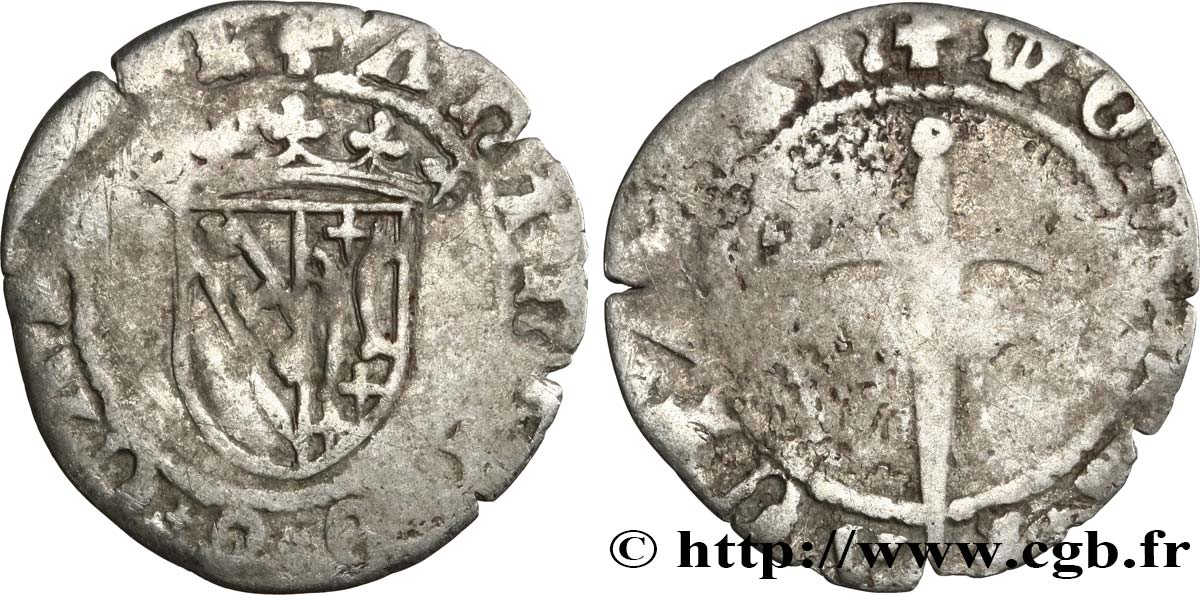 LORRAINE - DUCHÉ DE LORRAINE - ANTOINE Double denier B