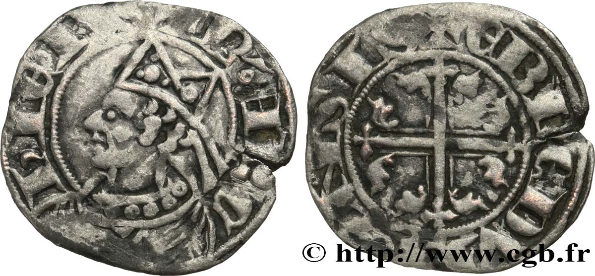 DAUPHINÉ - COMTÉ D&nbsp;EMBRUN - BERTRAND II D&nbsp;EMBRUN Demi-gros TTB+/TTB