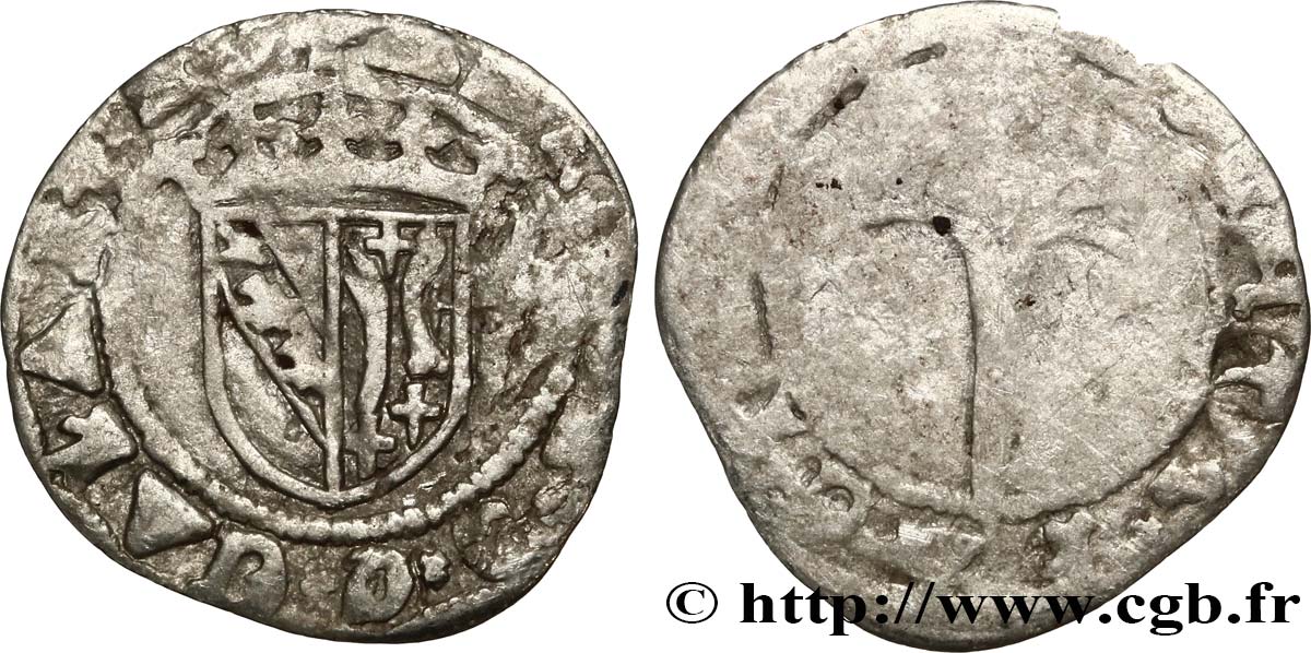 LORRAINE - DUCHÉ DE LORRAINE - ANTOINE Double denier B