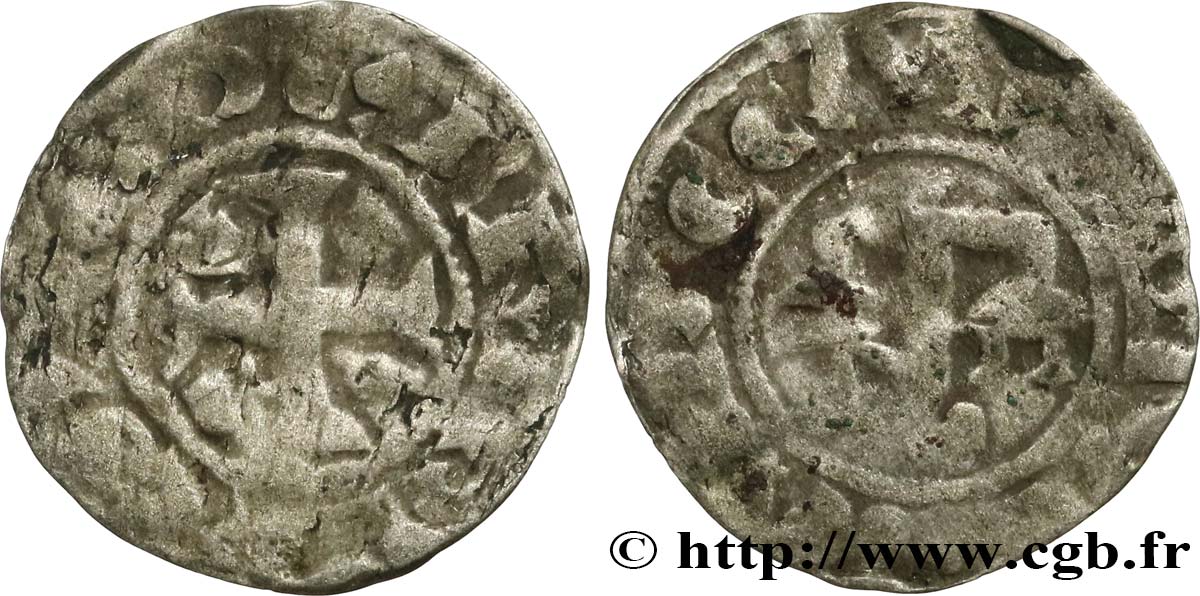 ANJOU - COMTÉ D&nbsp;ANJOU - FOULQUES IV Denier S