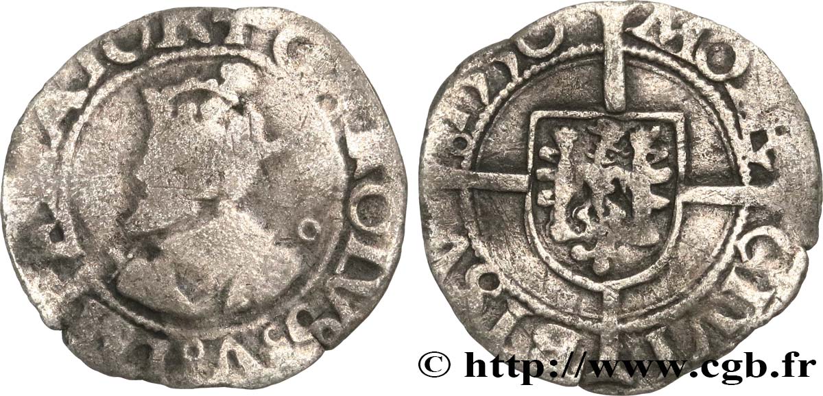 TOWN OF BESANCON - COINAGE STRUCK AT THE NAME OF CHARLES V Blanc MB