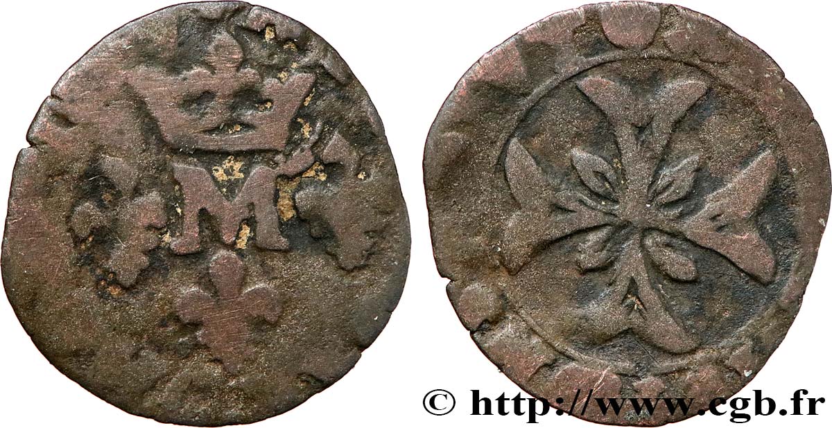 DOMBES - PRINCIPAUTÉ DE DOMBES - MARIE DE BOURBON-MONTPENSIER Liard B