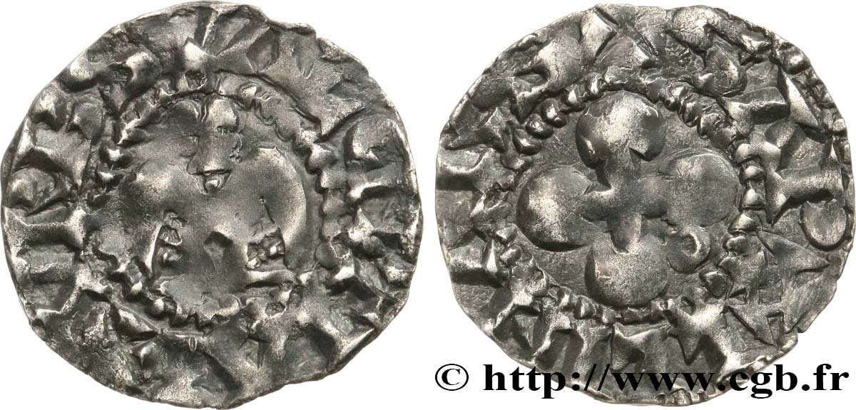 BISCHOP OF VALENCE - ANONYMOUS COINAGE Denier q.BB