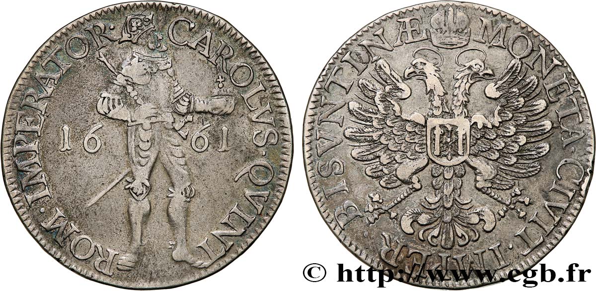 TOWN OF BESANCON - COINAGE STRUCK AT THE NAME OF CHARLES V Daldre MBC