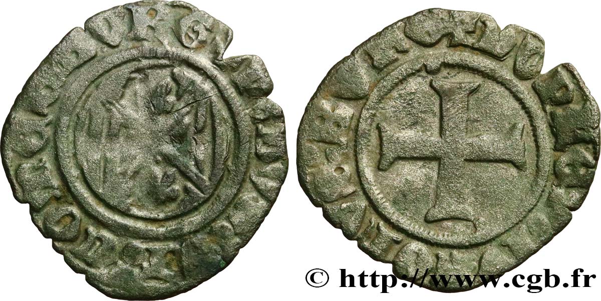 DUCHY OF BURGUNDY - PHILIPPE THE GOOD Double tournois VF/VF