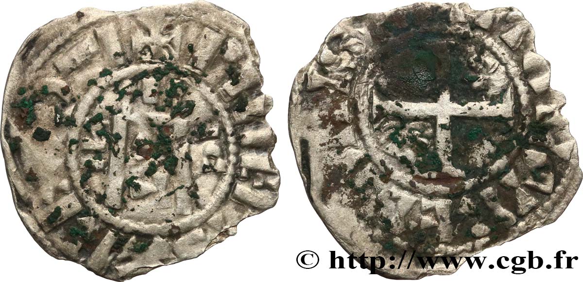 ORLÉANAIS - ÉVÊCHÉ D&nbsp;ORLÉANS - ANONYME Denier VF