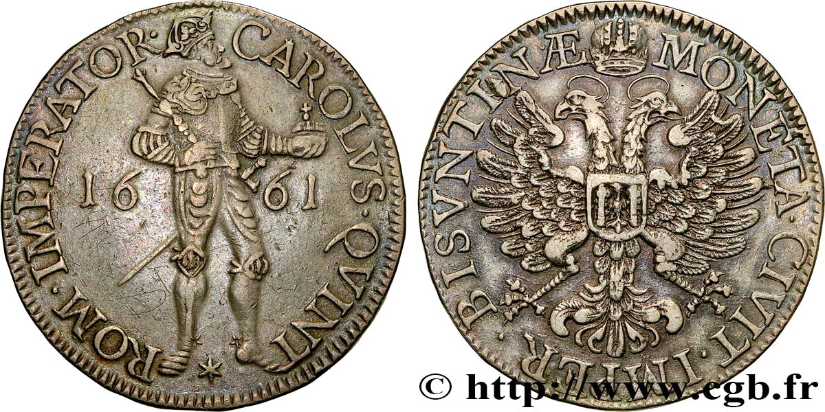 TOWN OF BESANCON - COINAGE STRUCK AT THE NAME OF CHARLES V Daldre MBC+