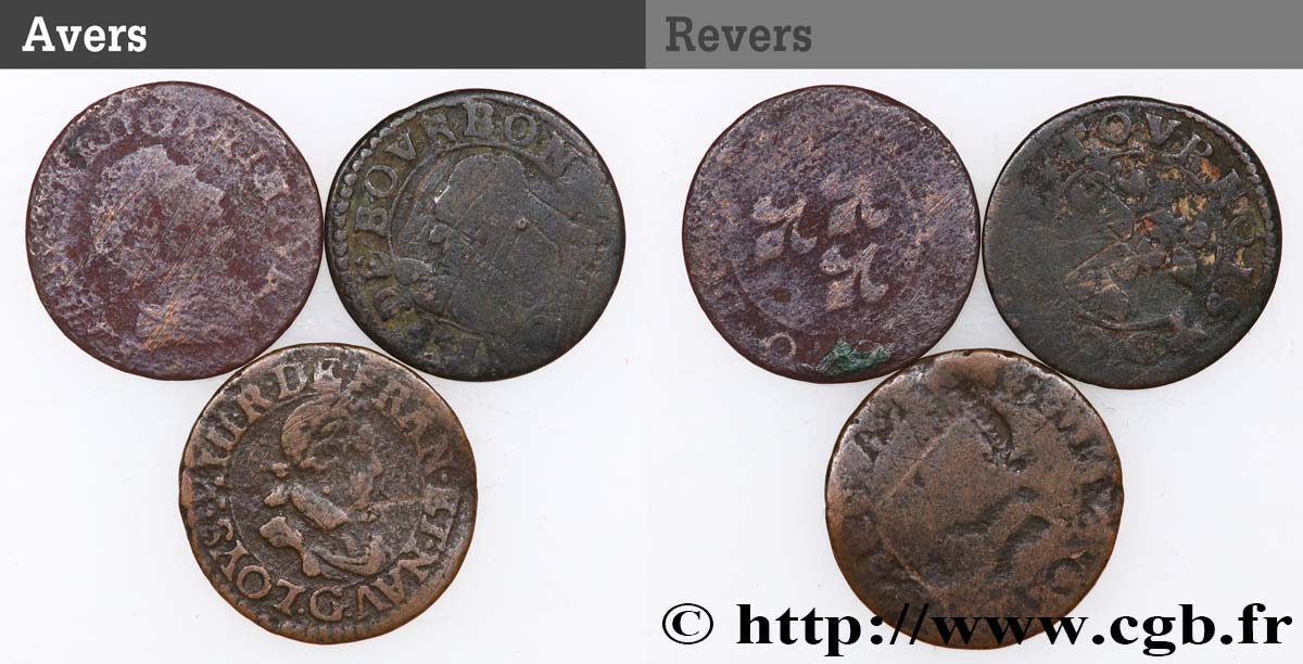 LOTS Lot de 3 double tournois VF