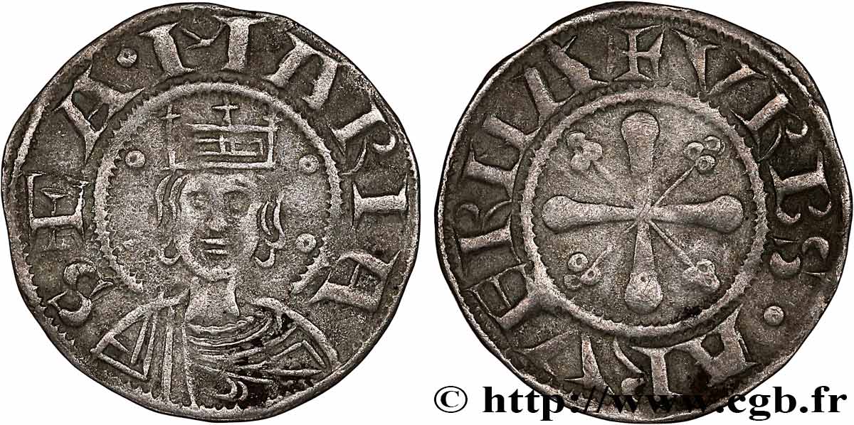 AUVERGNE - BISHOPRIC OF CLERMONT - ANONYMOUS Denier XF