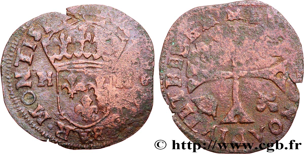 PRINCIPAUTY OF DOMBES - LOUIS II DE MONTPENSIER Douzain S