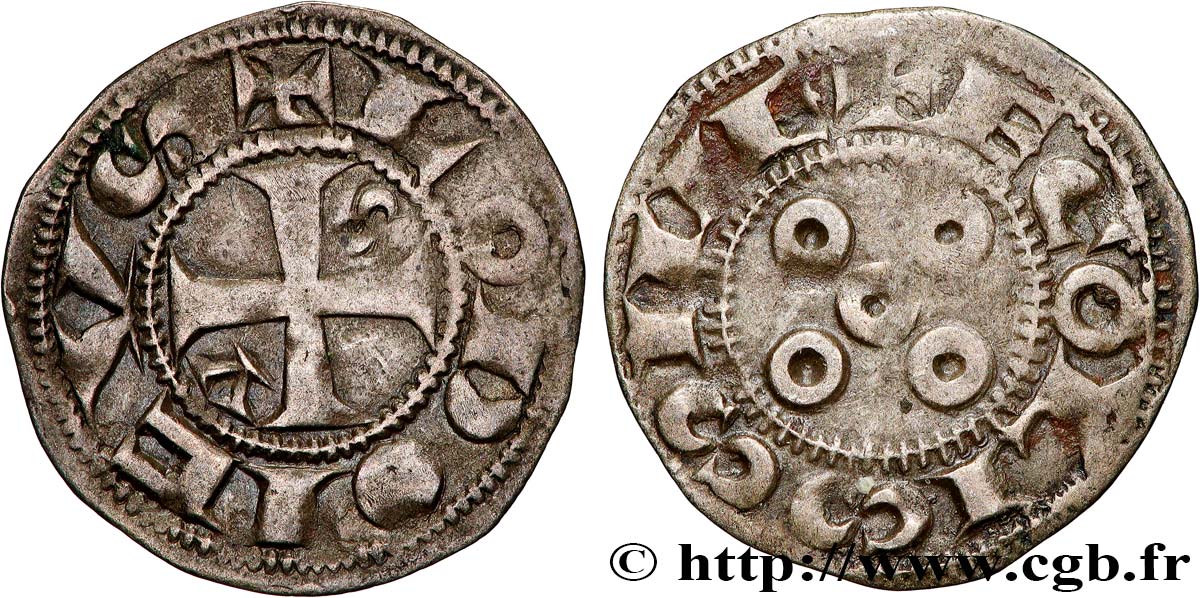 PÉRIGORD - COMTÉ DU PÉRIGORD - ANONYME Denier TTB