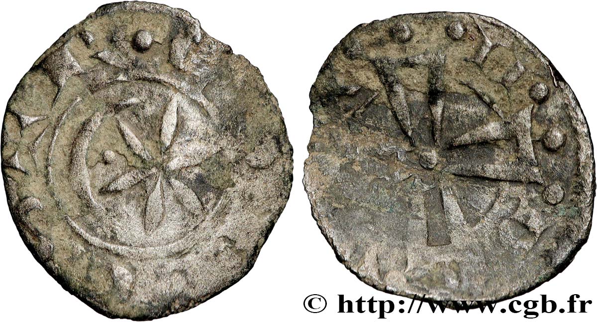 PROVENCE - MARQUISAT DE PROVENCE - RAYMOND VI Denier ou raimondin fS