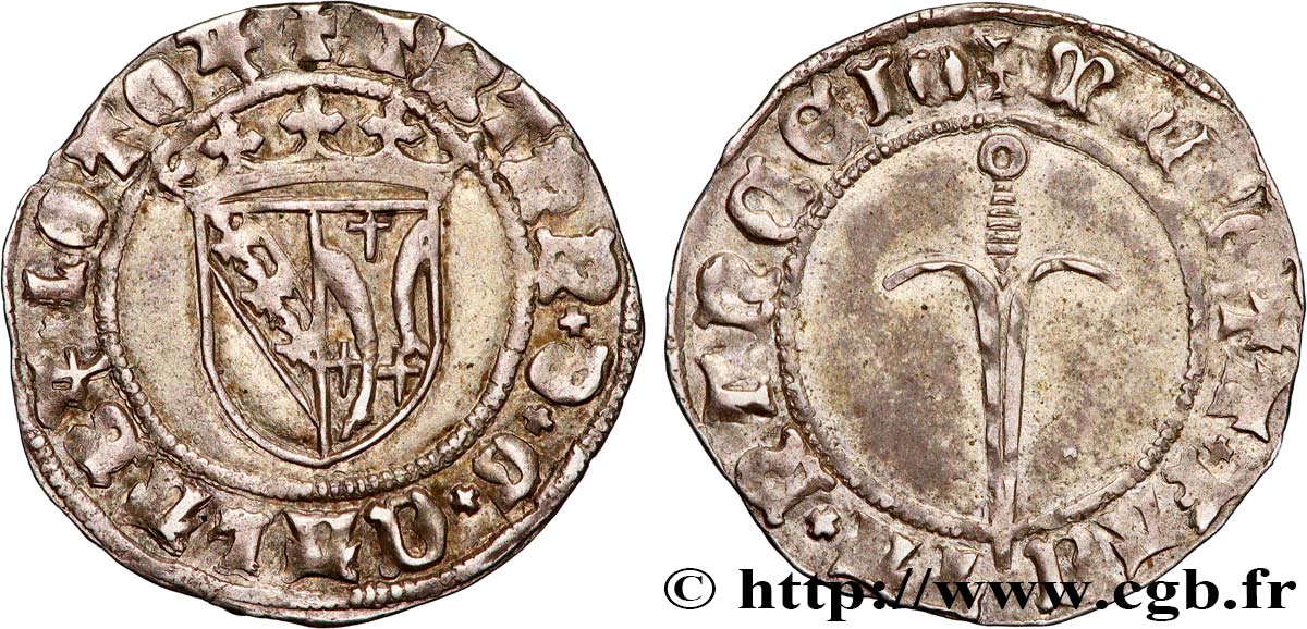 LORRAINE - DUCHÉ DE LORRAINE - CHARLES III LE GRAND DUC Double denier TTB