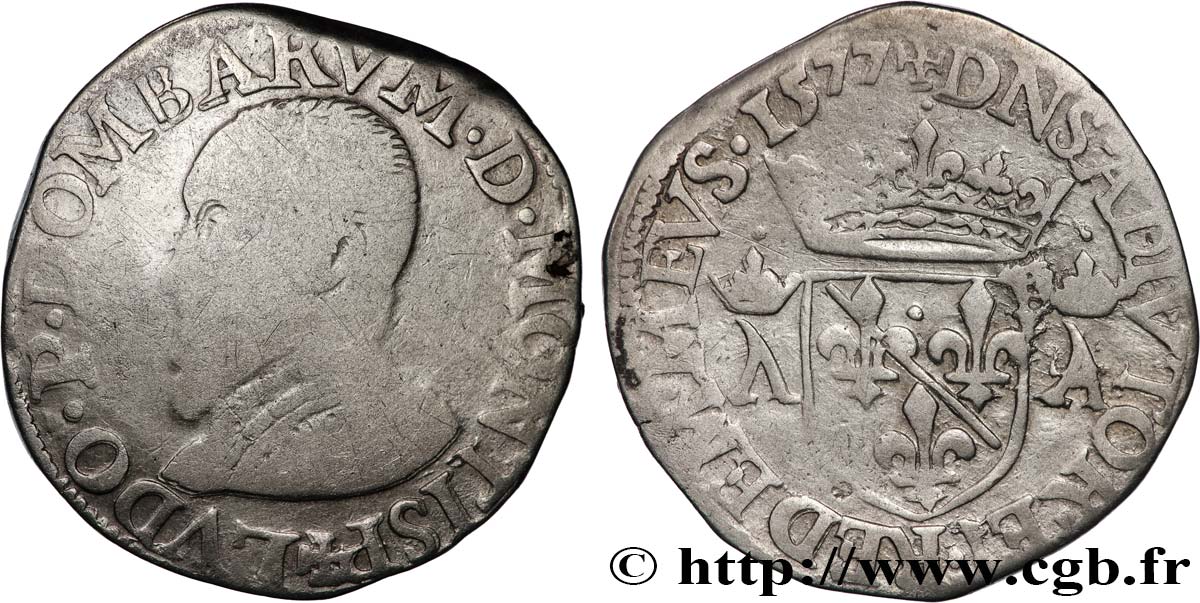 DOMBES - PRINCIPAUTÉ DE DOMBES - LOUIS II DE MONTPENSIER Teston TB/TB+