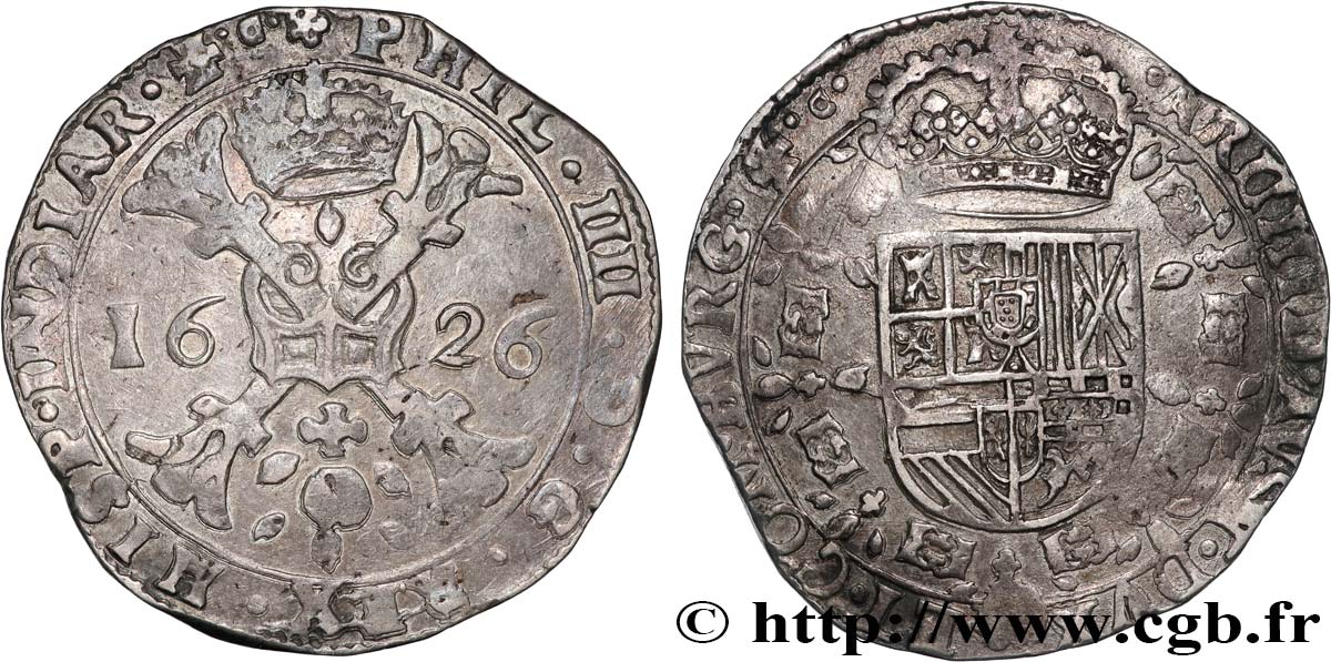 COUNTRY OF BURGUNDY - PHILIPPE IV OF SPAIN Patagon XF