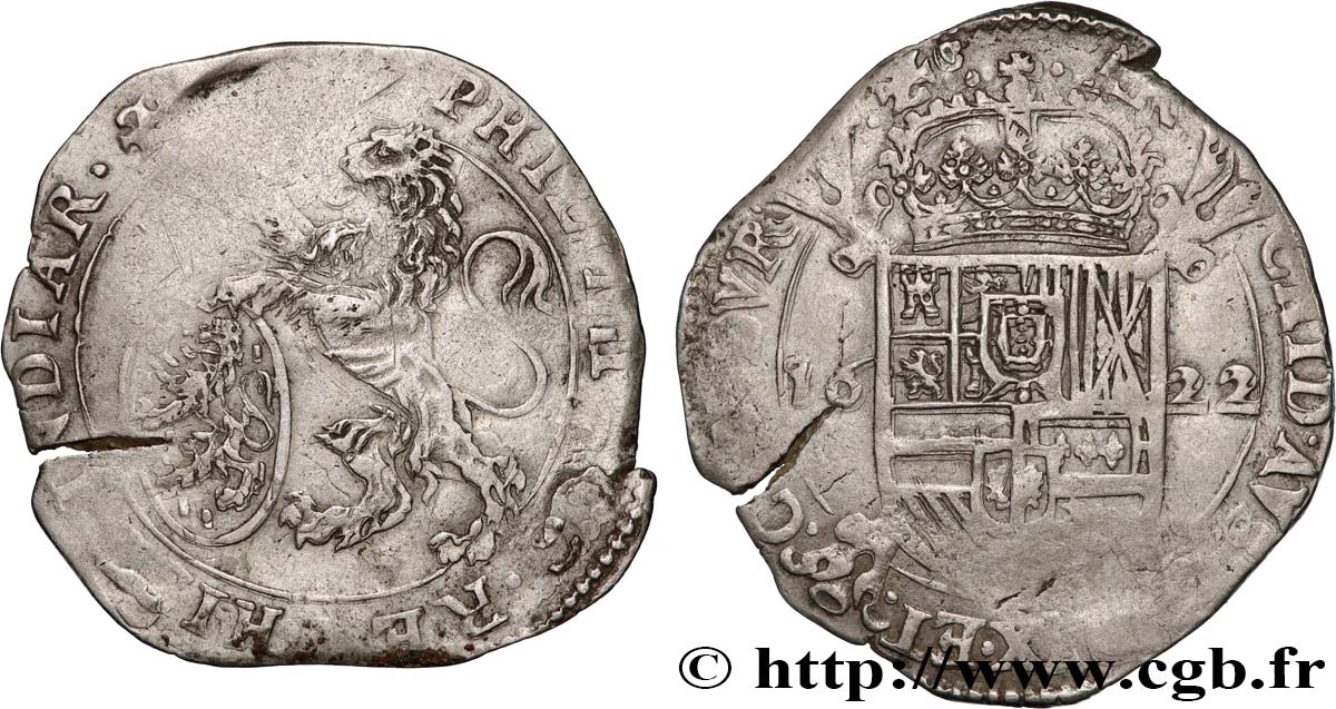 COUNTRY OF BURGUNDY - PHILIPPE IV OF SPAIN Escalin q.BB