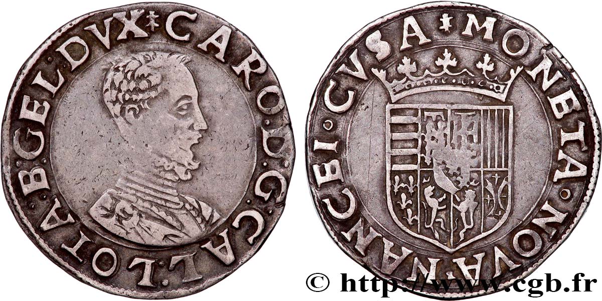 DUCHY OF LORRAINE - CHARLES III THE GREAT DUKE Teston XF