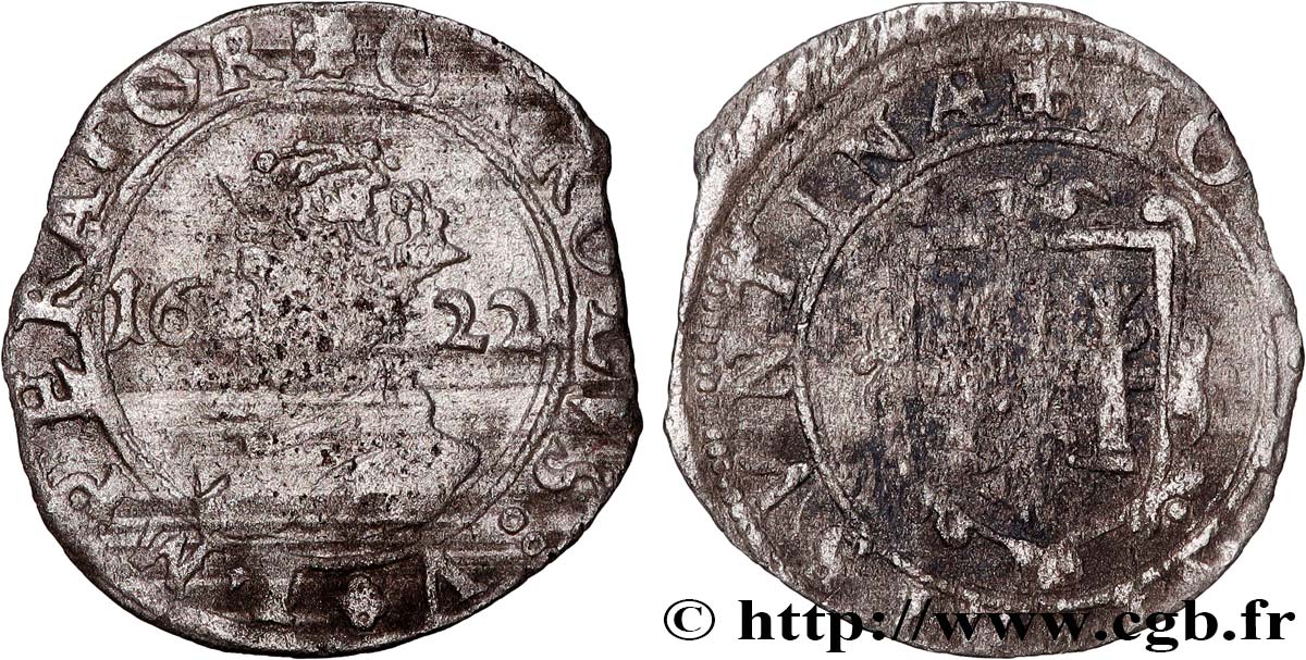 TOWN OF BESANCON - COINAGE STRUCK IN THE NAME OF CHARLES V Carolus VF