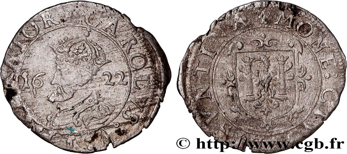 TOWN OF BESANCON - COINAGE STRUCK AT THE NAME OF CHARLES V Carolus XF