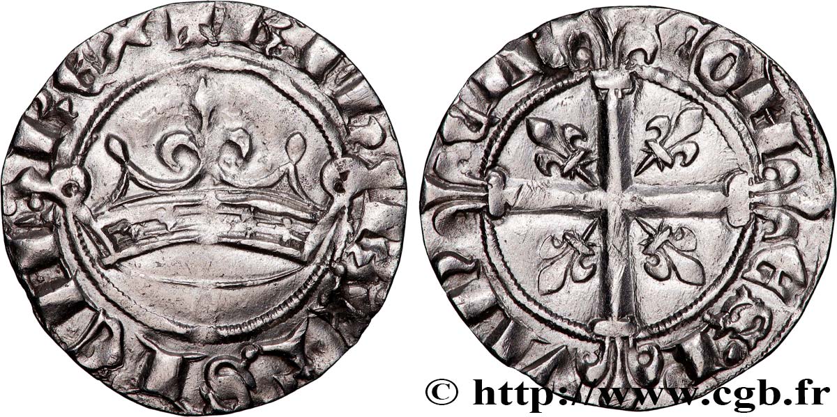 COUNTY OF PROVENCE - ROBERT OF ANJOU Sol coronat ou quaternial q.SPL