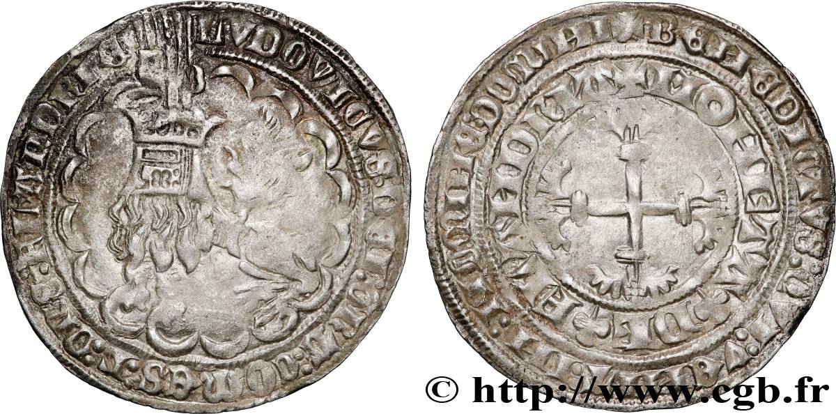 FLANDERS - COUNTY OF FLANDERS - LOUIS I OF CRÉCY - LOUIS II Double gros ou botdraeger AU