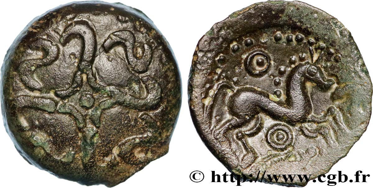 GALLIA - CARNUTES (Regione della Beauce) Bronze au swastika BB/q.SPL