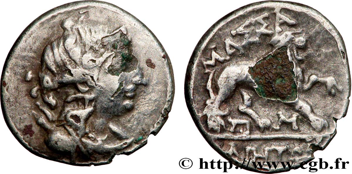 MASSALIA - MARSEILLE “Drachme légère” ou tétrobole XF/AU