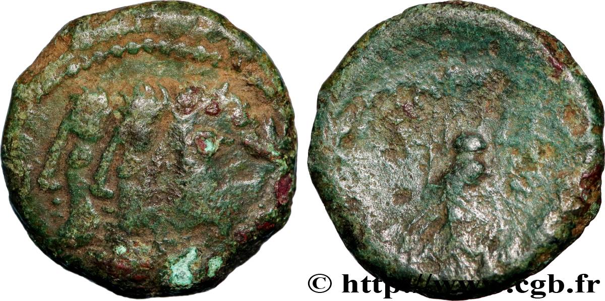 GALLIA BELGICA - REMI (Area of Reims) Bronze REMO/REMO VF/VG