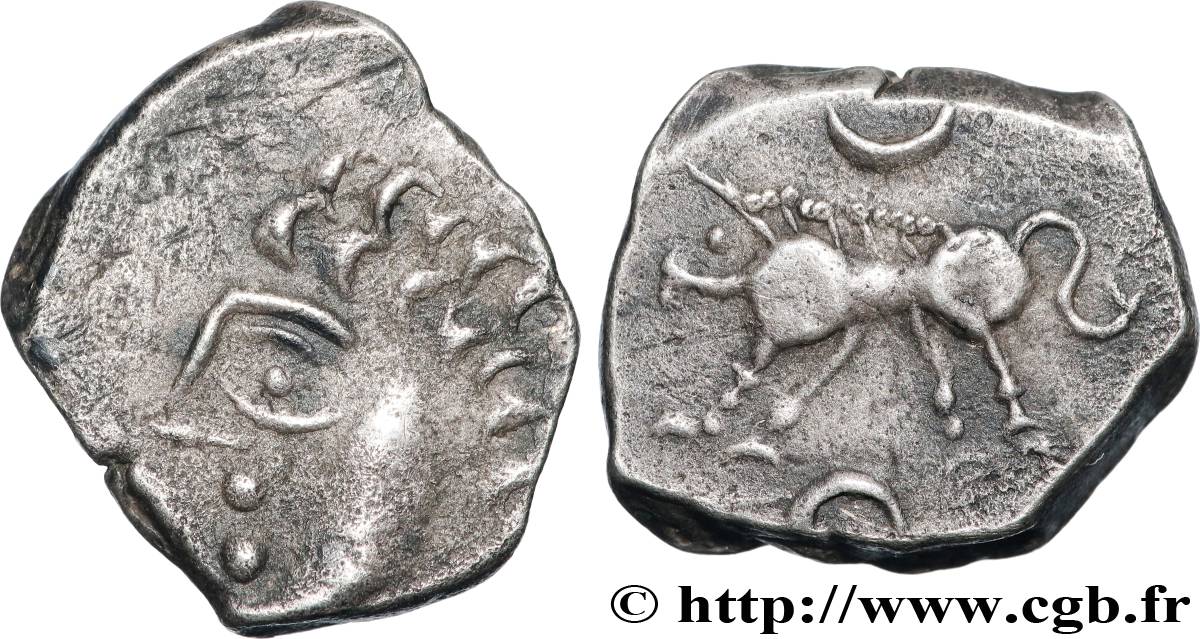 GALLIA - SOUTH WESTERN GAUL - RUTENI (Area of Rodez) Drachme “au sanglier”, “type de Fouzilhon” AU