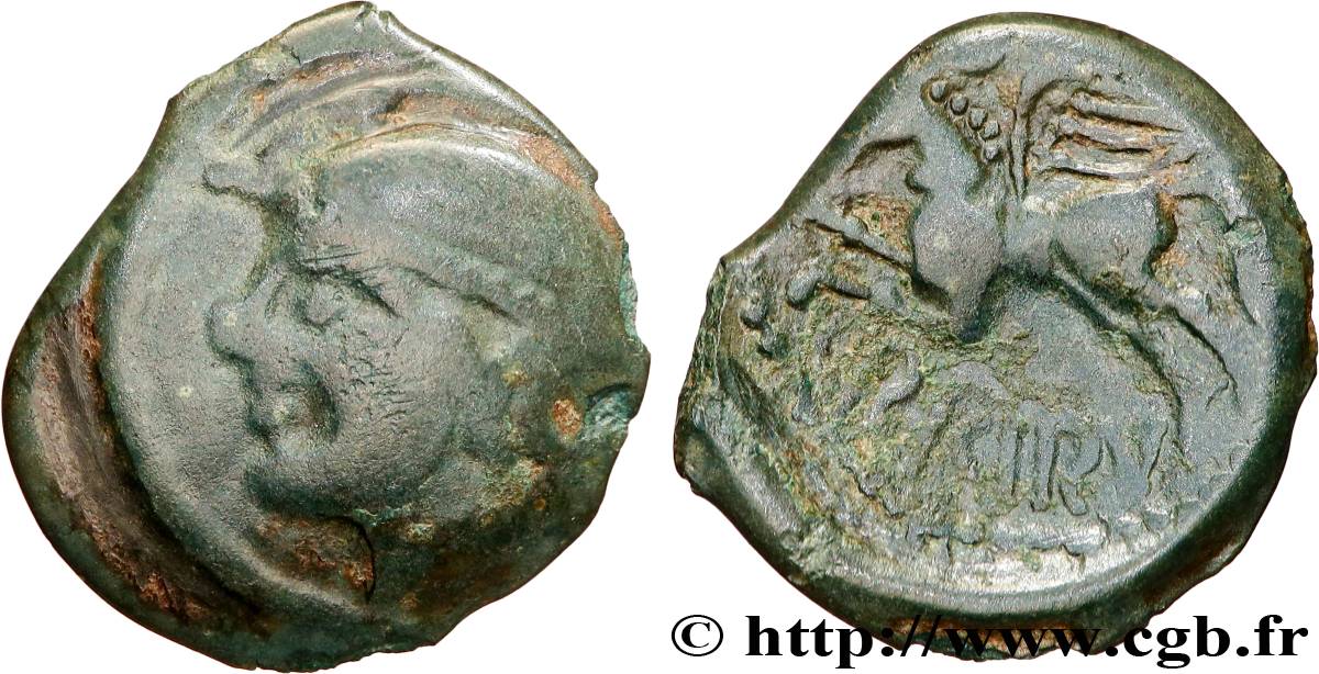 GALLIA BELGICA - SUESSIONES (Area of Soissons) Bronze CRICIRV VF