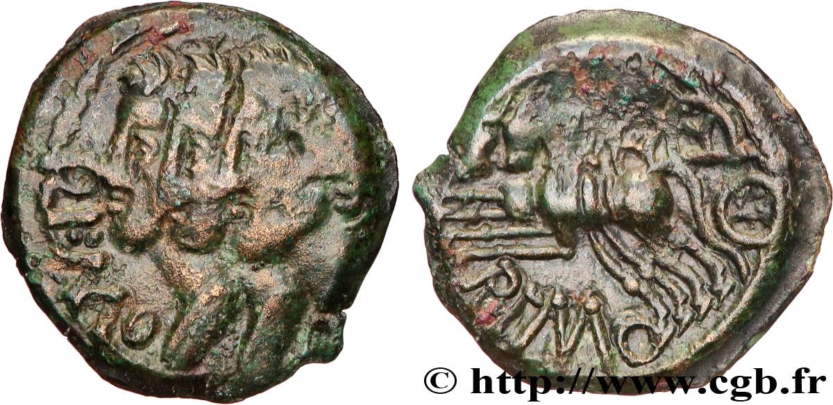 GALLIA BELGICA - REMI (Area of Reims) Bronze REMO/REMO XF/AU