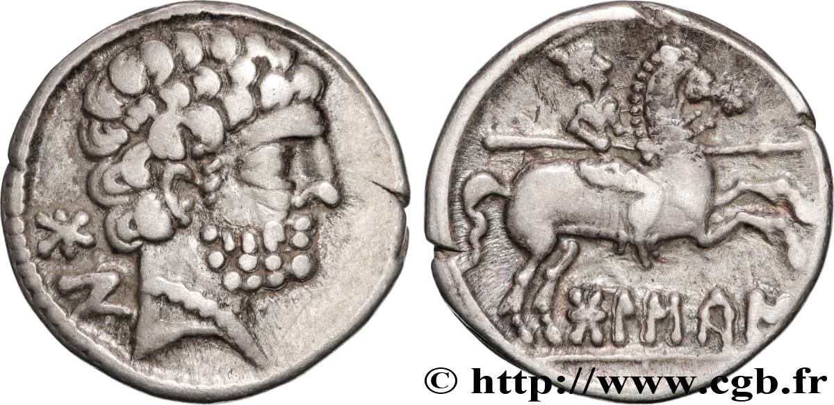 SPAIN - SUSSETANOS - BOLSKAN (OSCA/HUESCA) (Province of Huesca) Denier au cavalier AU/XF