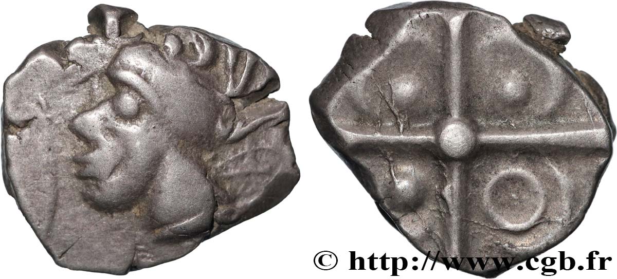 GALLIA - SOUTH-WESTERN GAUL - TOLOSATES (Area of Vieille-Toulouse) Drachme au panache, S. 75 AU/XF