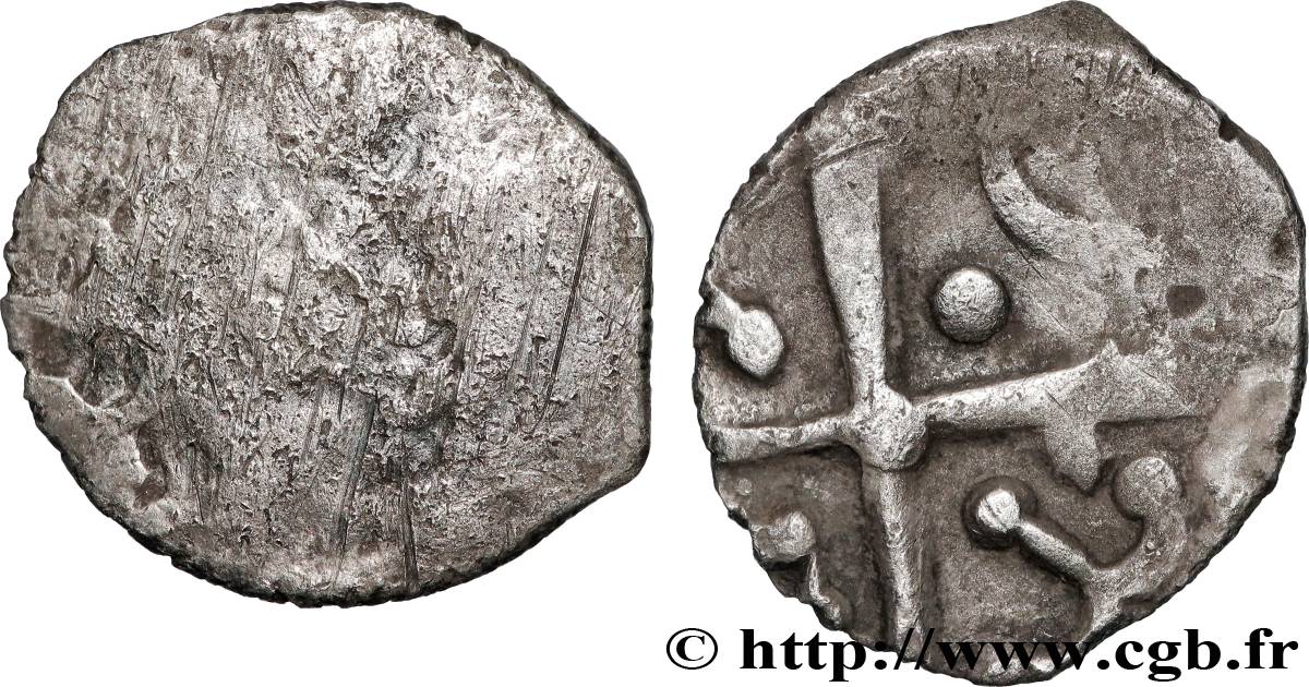 CADURQUES (région de Cahors) Drachme “du type de Cuzance”, S. 243 B/TTB