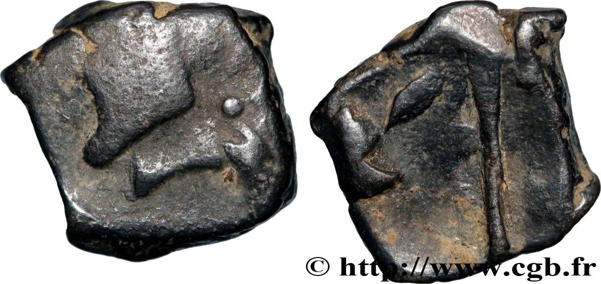 VOLQUES TECTOSAGES (région de Toulouse) Drachme “à la tête cubiste”, S. 1 TB