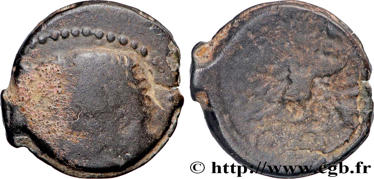GALLIA BELGICA - REMI (Area of Reims) Bronze REMO/REMO G