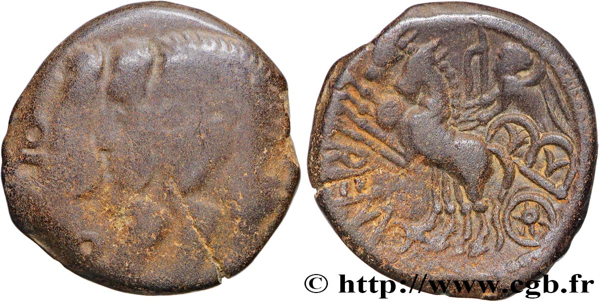 GALLIA BELGICA - REMI (Area of Reims) Bronze REMO/REMO VF/VF