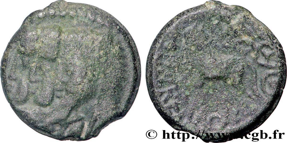 GALLIA BELGICA - REMI (Regione di Reims) Bronze REMO/REMO q.BB